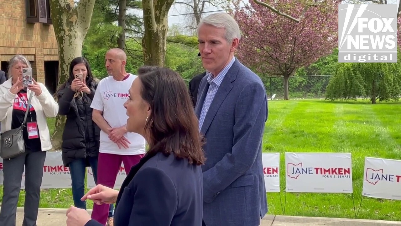 Portman rallies with Ohio GOP Senate candidate Jane Timken in Columbus