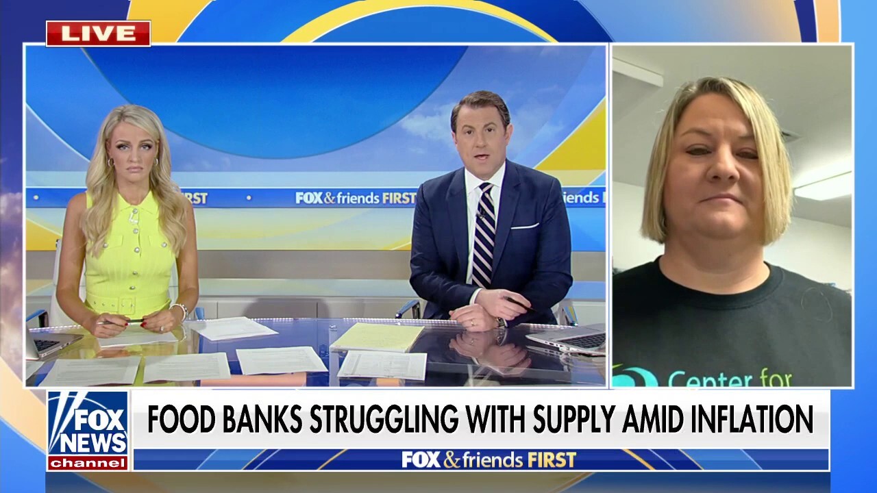 Executive director of Lay Ministries Kara Brown joined 'Fox & Friends First' to discuss the growing demand and how it is impacting supply at the food pantry. 