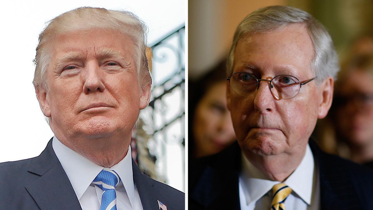 Short: Trump, McConnell have very good working relationship