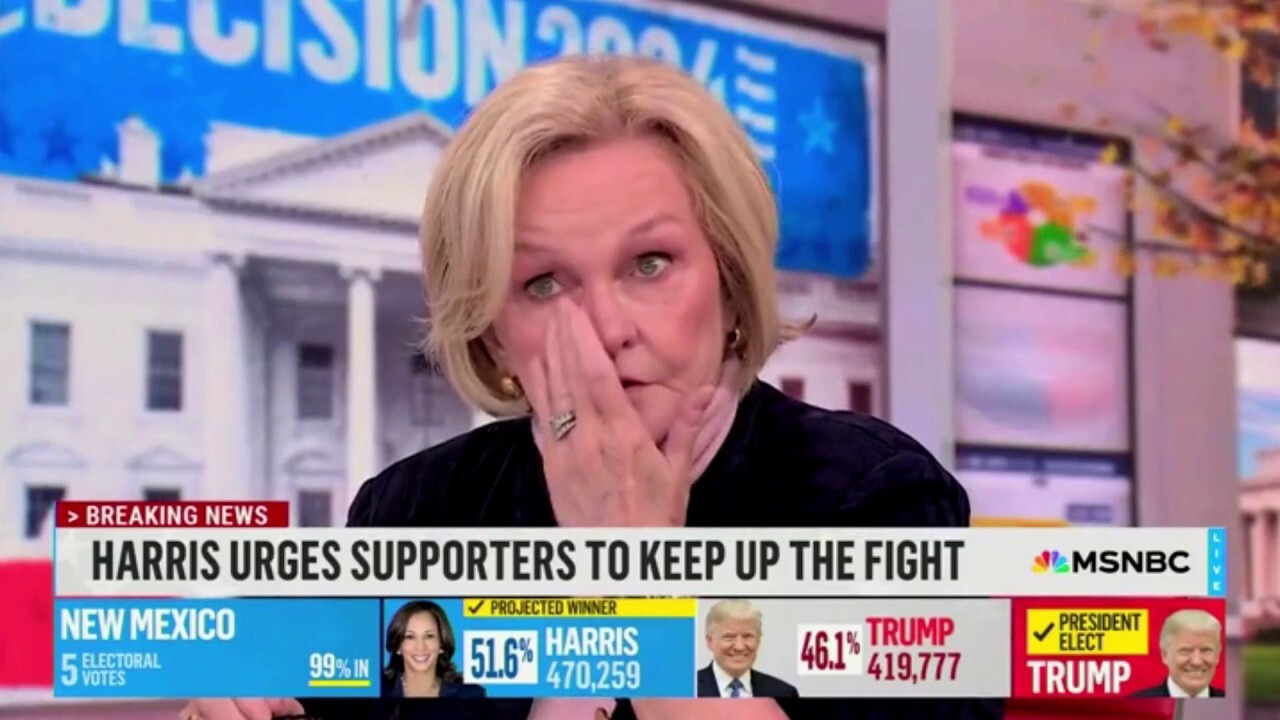 MSNBC's Claire McCaskill breaks down in tears after Harris' concession speech