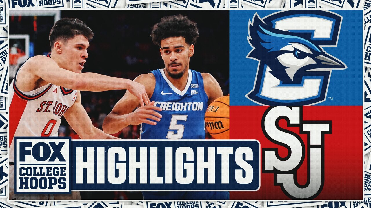 Creighton Bluejays vs. No. 17 St. John’s Red Storm Highlights 🏀 FOX College Hoops