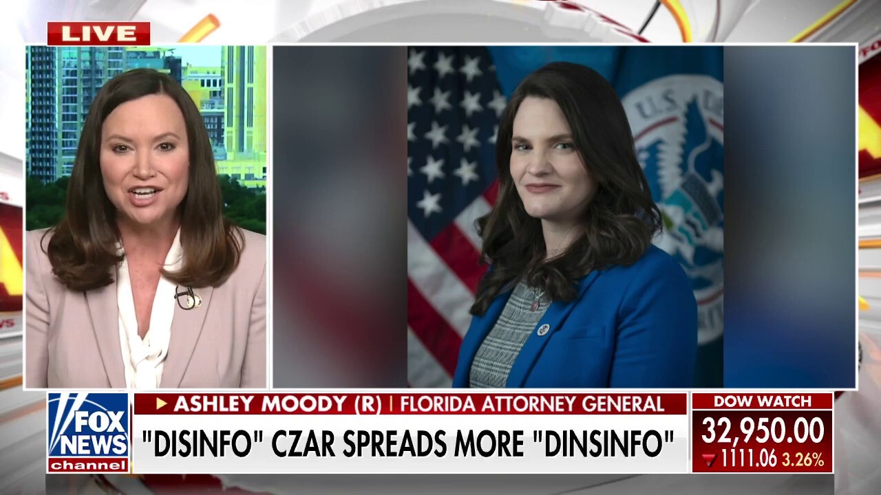 Biden's disinformation czar hired to push out disinformation: Florida attorney general
