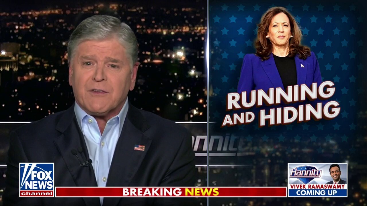 Sean Hannity: Kamala Harris is afraid to debate Trump