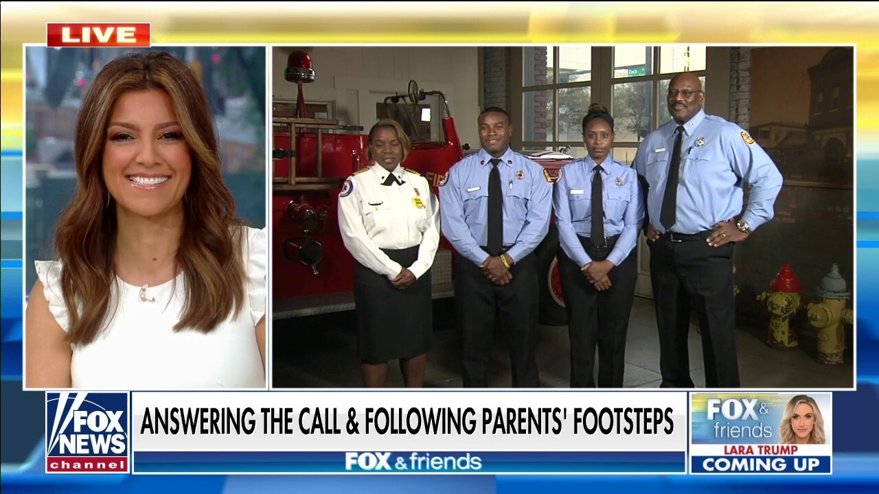 Strong bonds: At the Tampa Fire Department, the chief works with her son, and there's also a father-daughter team