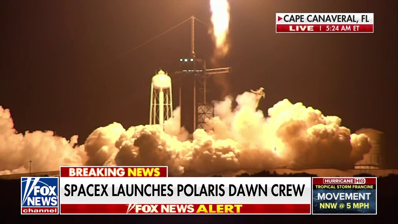 SpaceX launches Polaris Dawn crew for 5-day private mission