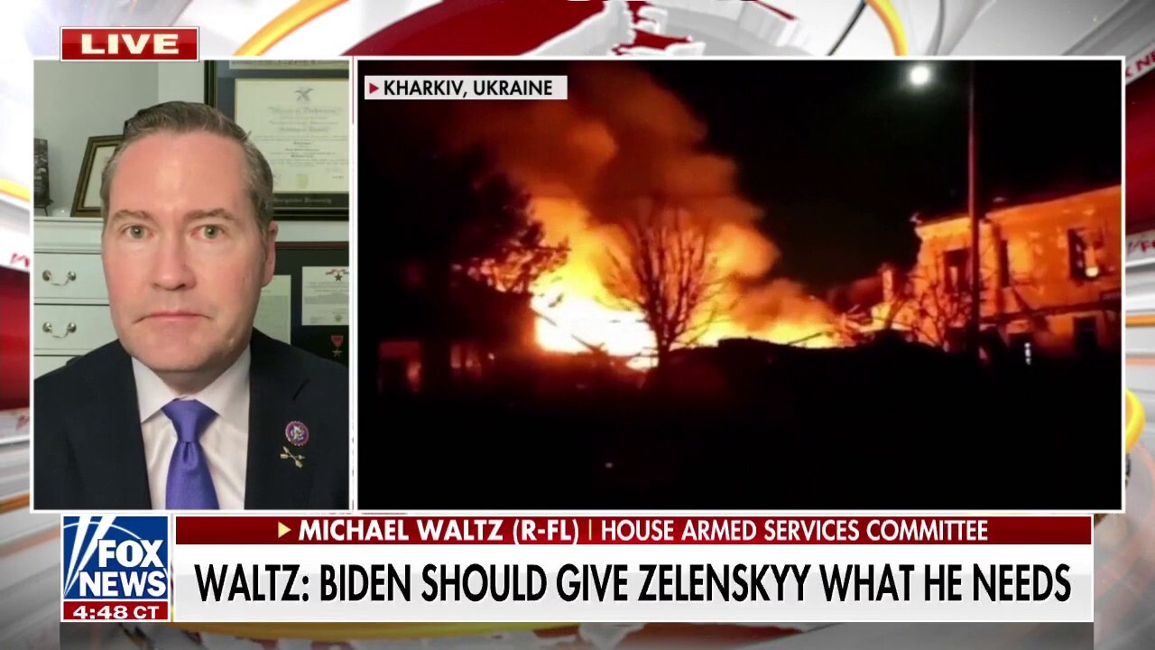 Rep. Waltz on 'Fox & Friends First': Biden needs to draw a red line right now