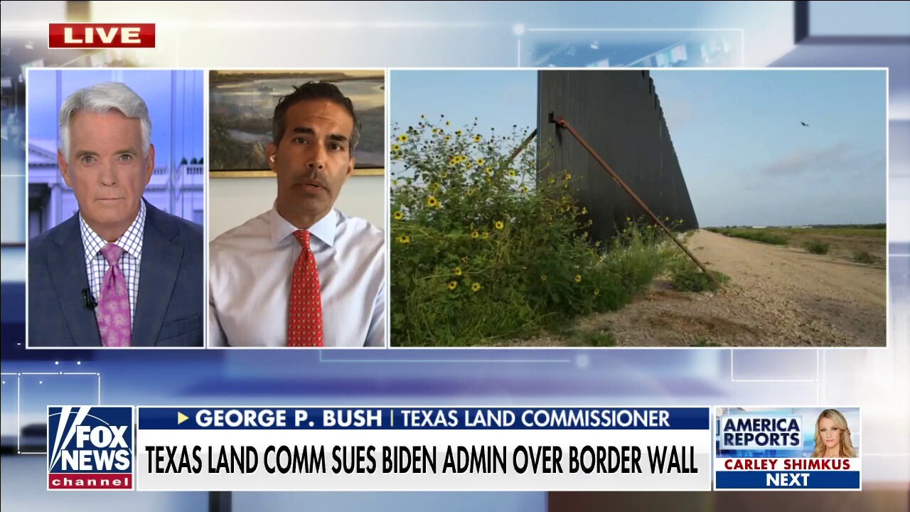 Texas land commissioner sues Biden admin over appropriated border wall funds