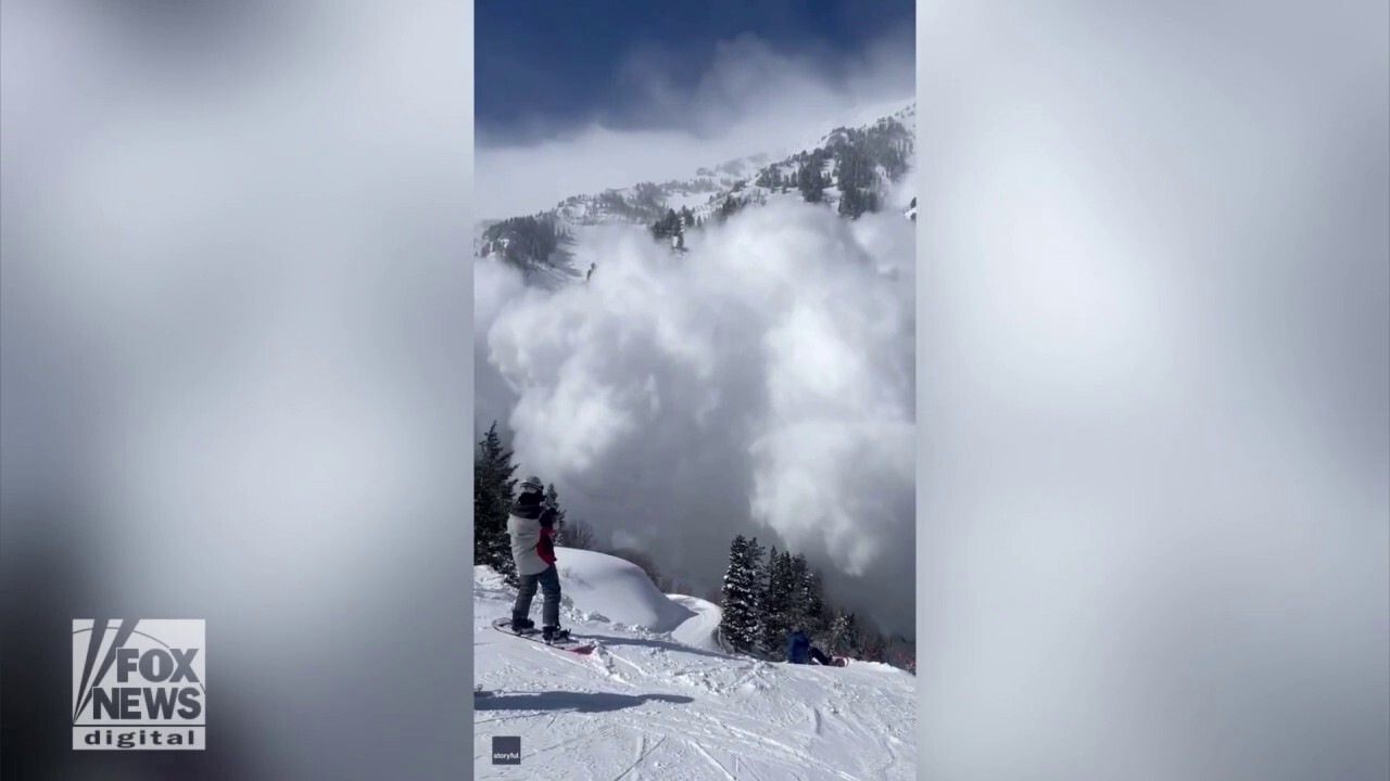 Frightening avalanche caught on video at Utah resort