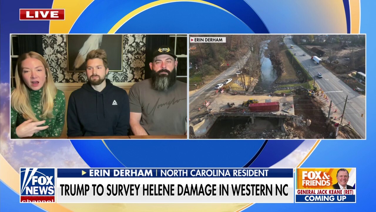 North Carolina resident calls for 'larger federal response' to Helene damage ahead of Trump visit