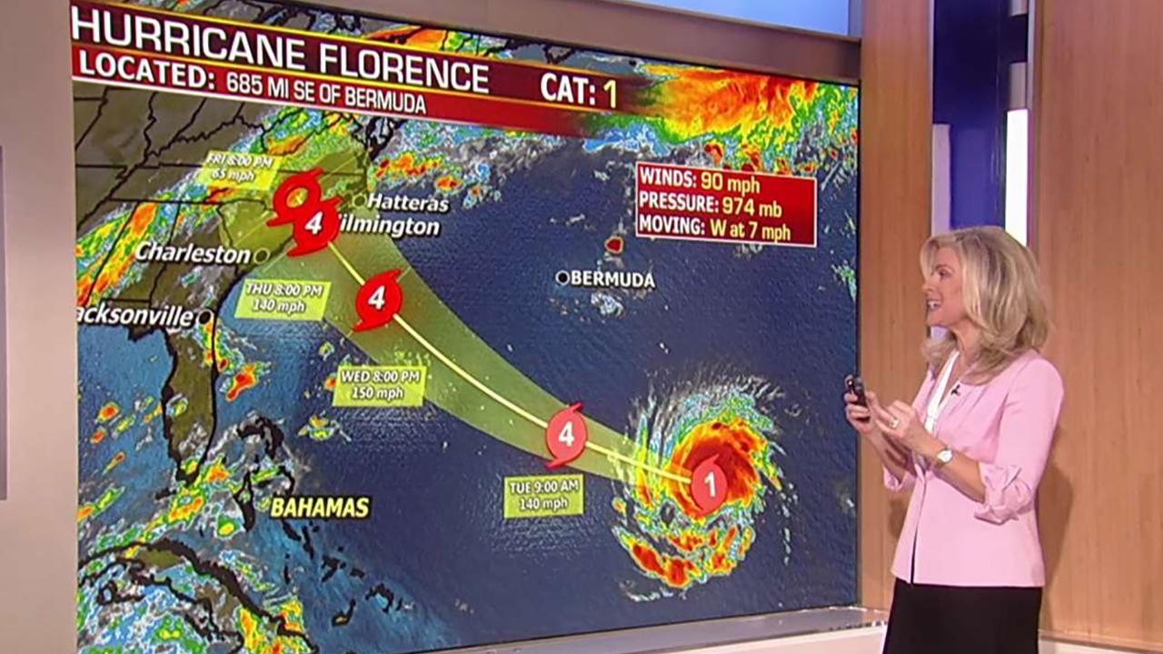 Florence expected to hit US as Category 4 hurricane