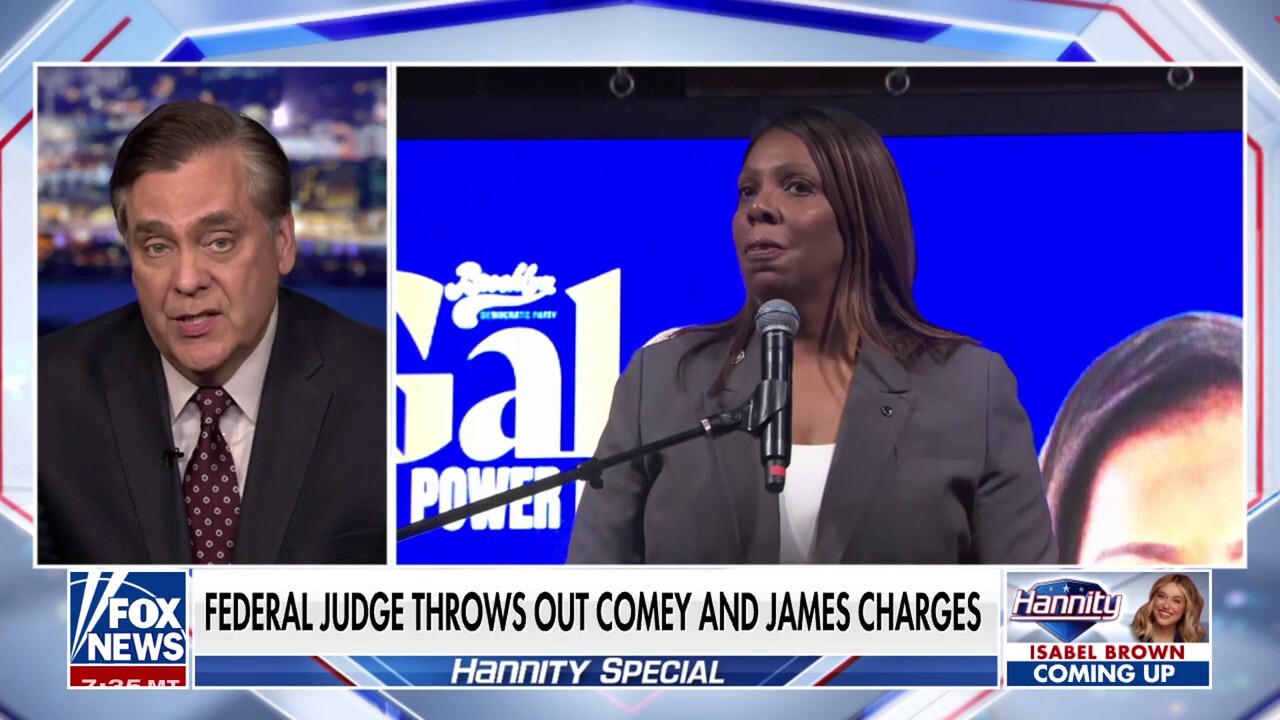 Letitia James may want to 'hold back' from celebrating this, argues Jonathan Turley