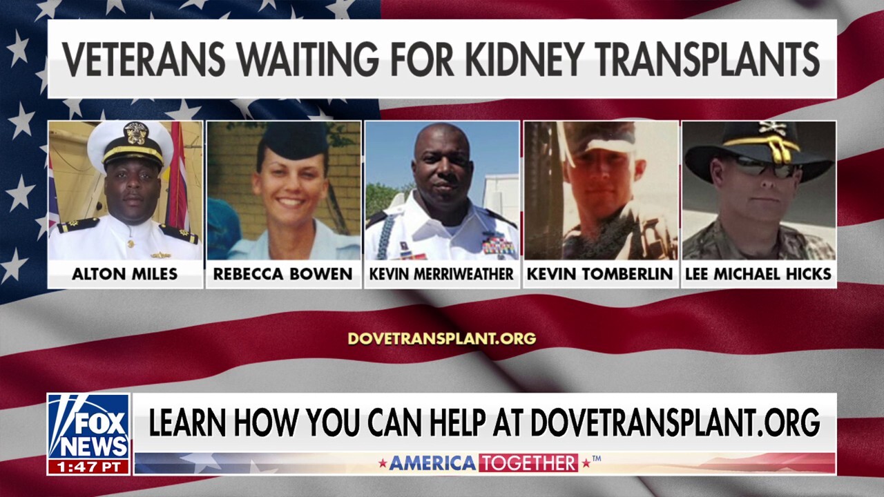 Nonprofit pairs kidney donors with veterans in need