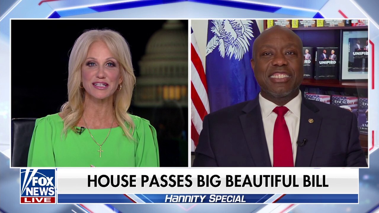 Sen. Tim Scott, R-S.C., discusses the House passing the ‘big, beautiful bill’ on ‘Hannity.’