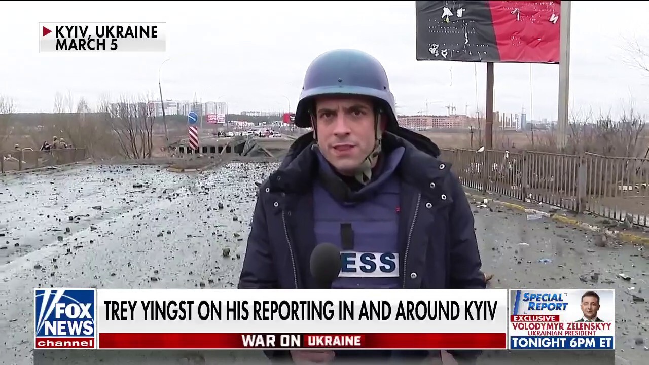 Trey Yingst on covering Ukraine war: This isn't a movie, this is real life