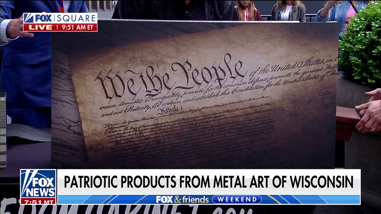  Metal Art of Wisconsin president Shane Henderson discusses his top products on 'FOX & Friends Weekend.'