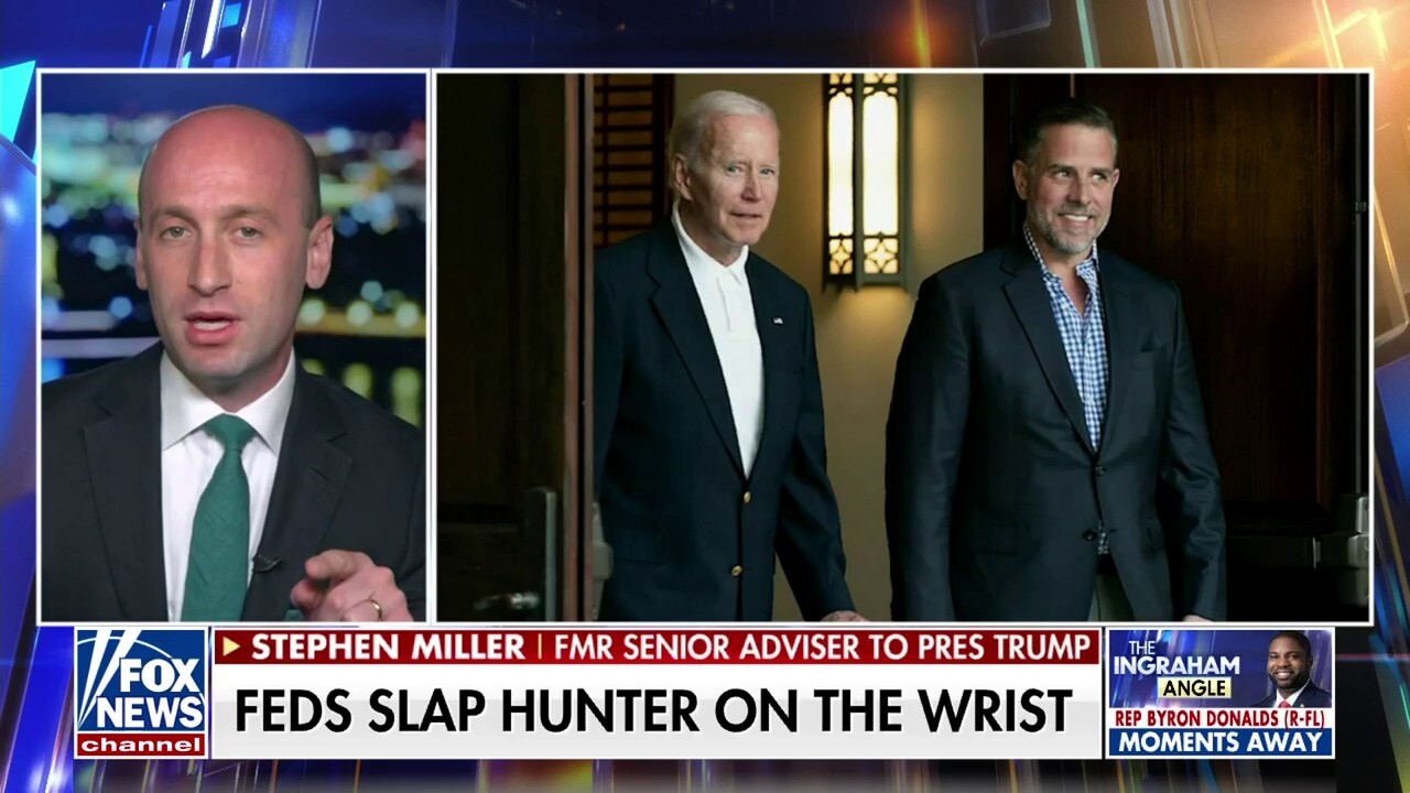 Stephen Miller: Hunter Biden's 'sweetheart' plea deal is to 'protect' Joe Biden 