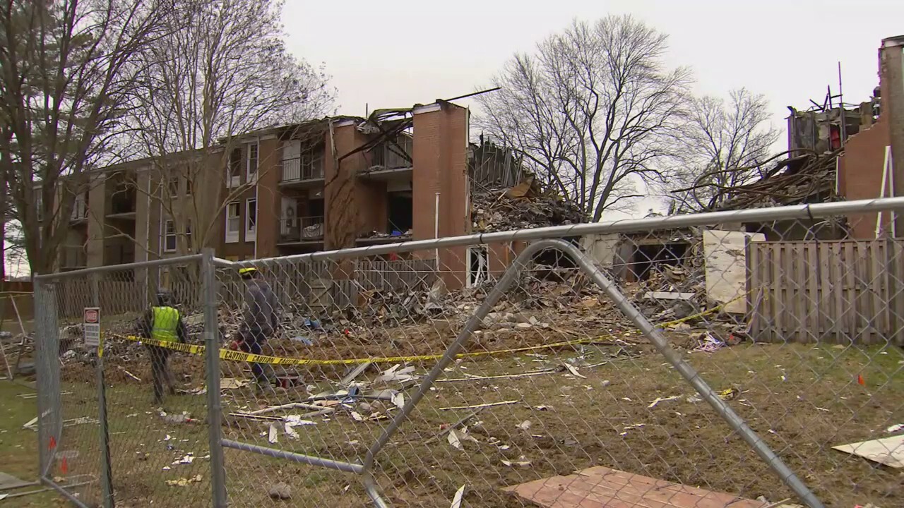 Displaced Gaithersburg condo explosion residents visit, but cannot salvage belongings from rubble