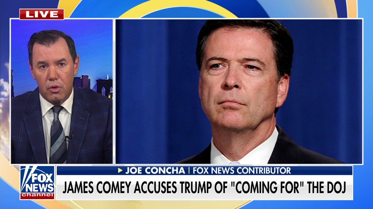 Joe Concha rips Comey for urging voters to back Biden: 'Smell of desperation'
