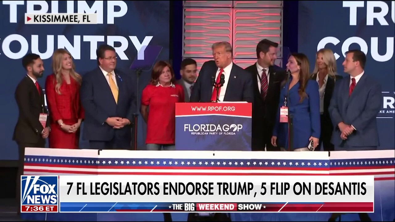 7 Florida legislators endorse Trump, including 5 who flipped on DeSantis