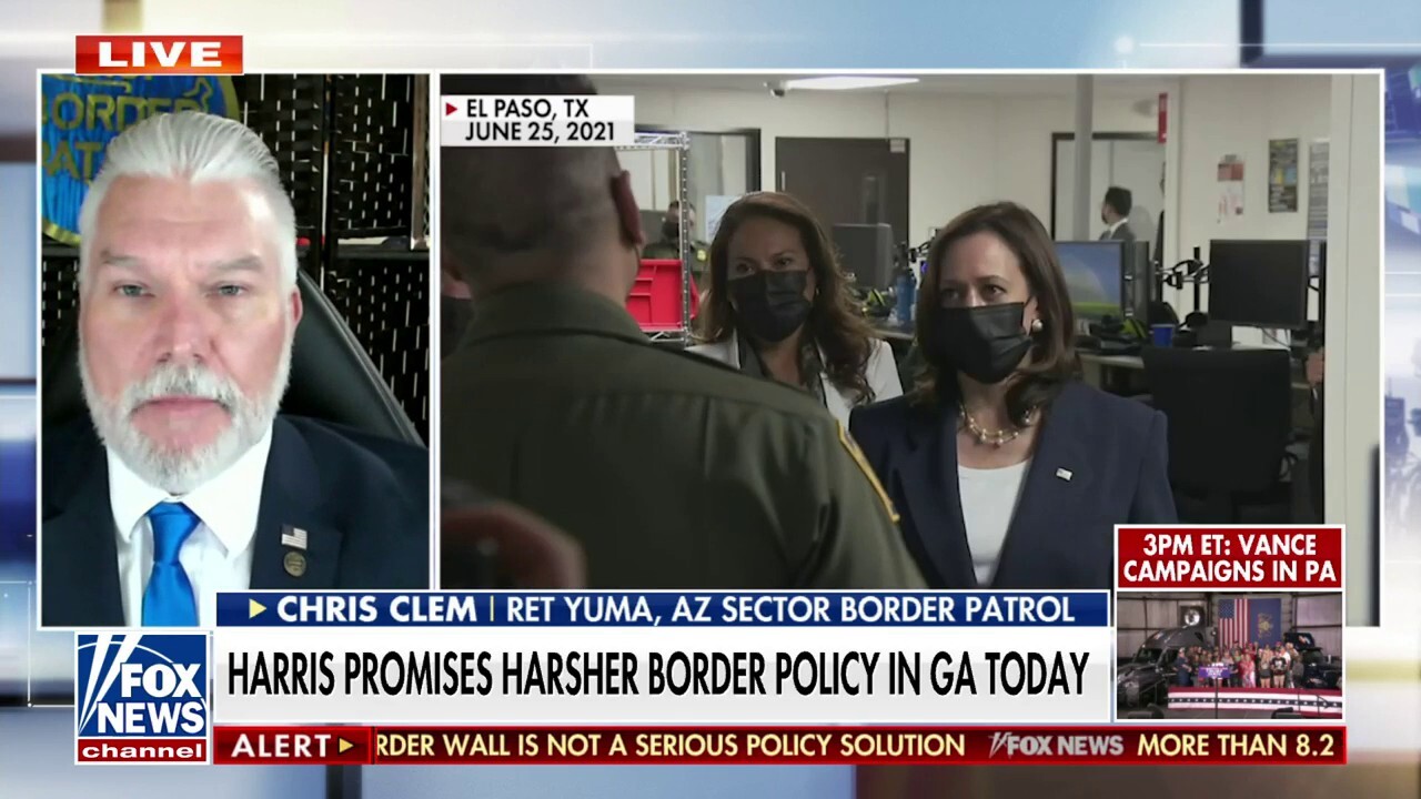 Kamala Harris is ‘not serious’ about border security: Chris Clem