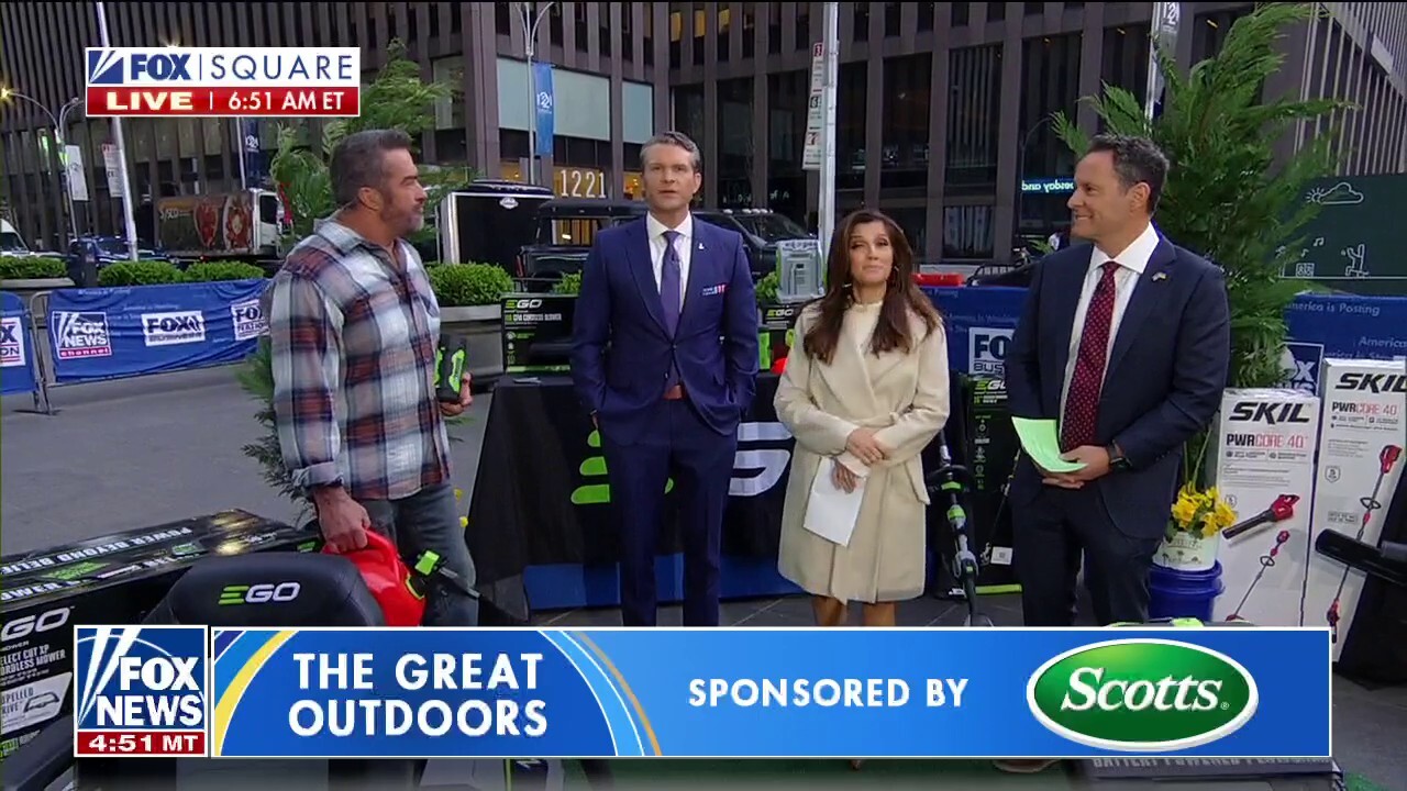 'Fox & Friends' co-hosts join Skip Bedell in the FOX Square to check out top battery-powered tools.