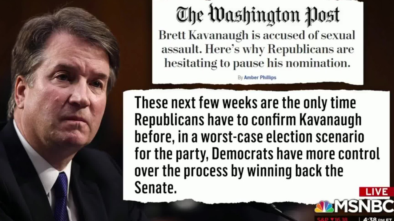 MONTAGE: Democrats & the media's behavior during the Kavanaugh hearings