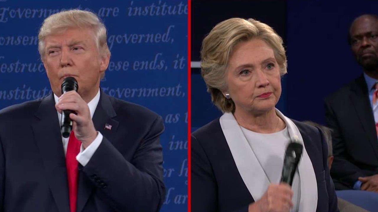 Hillary Clinton 'fact-checks' Donald Trump on Syria policy