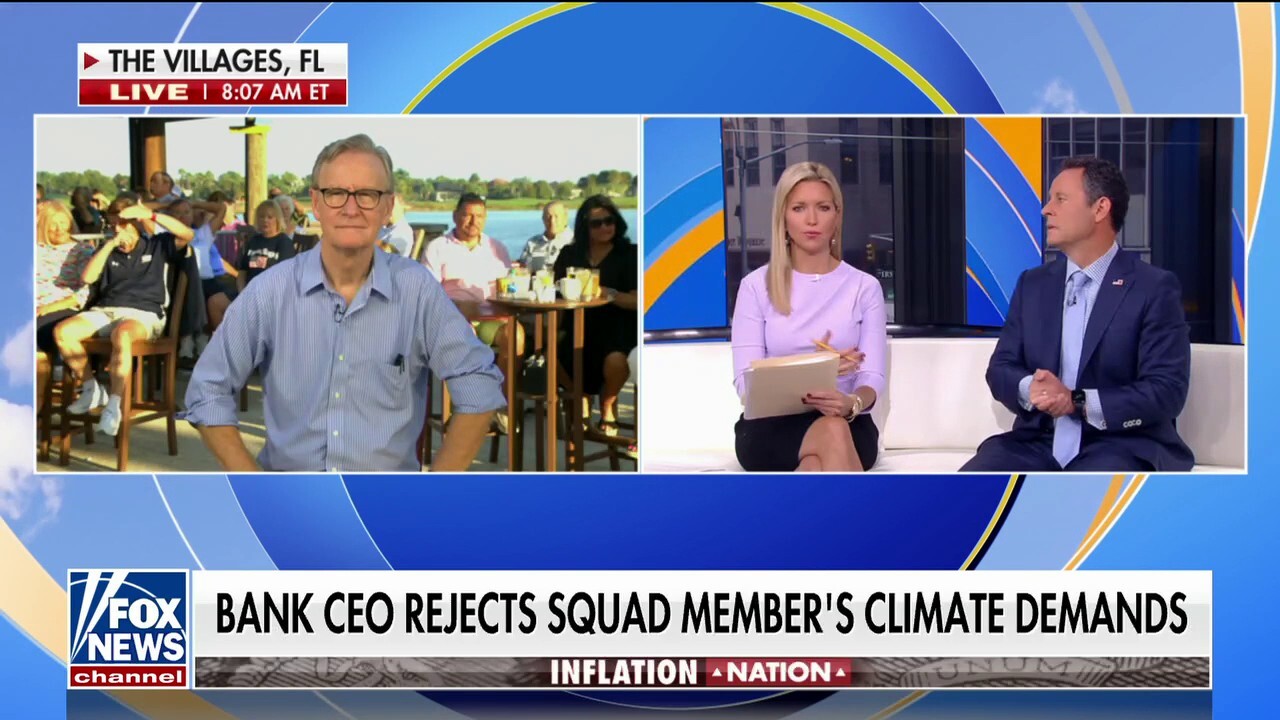 Squad member's climate demand shut down by bank CEO