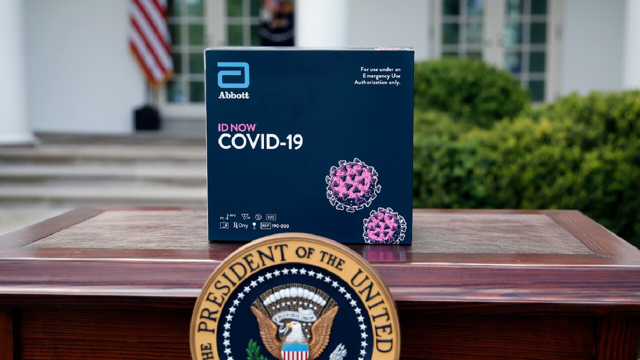 Trump announces new rapid test technology that identifies COVID-19 in minutes