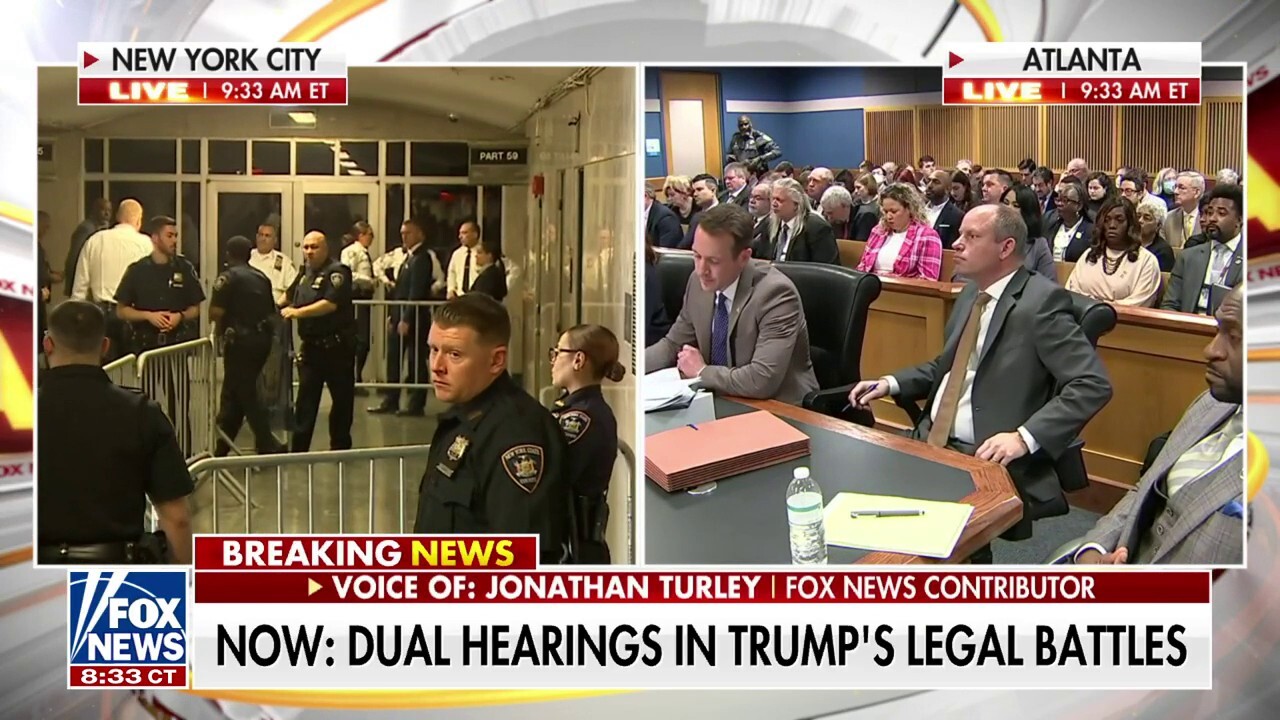 Jonathan Turley: Split screen of dual hearings is 'golden' for Trump
