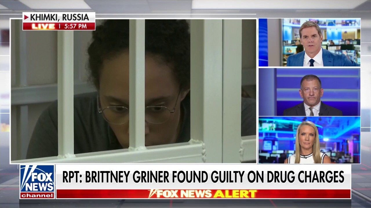 WNBA star Brittney Griner found guilty on drug charges in Russia