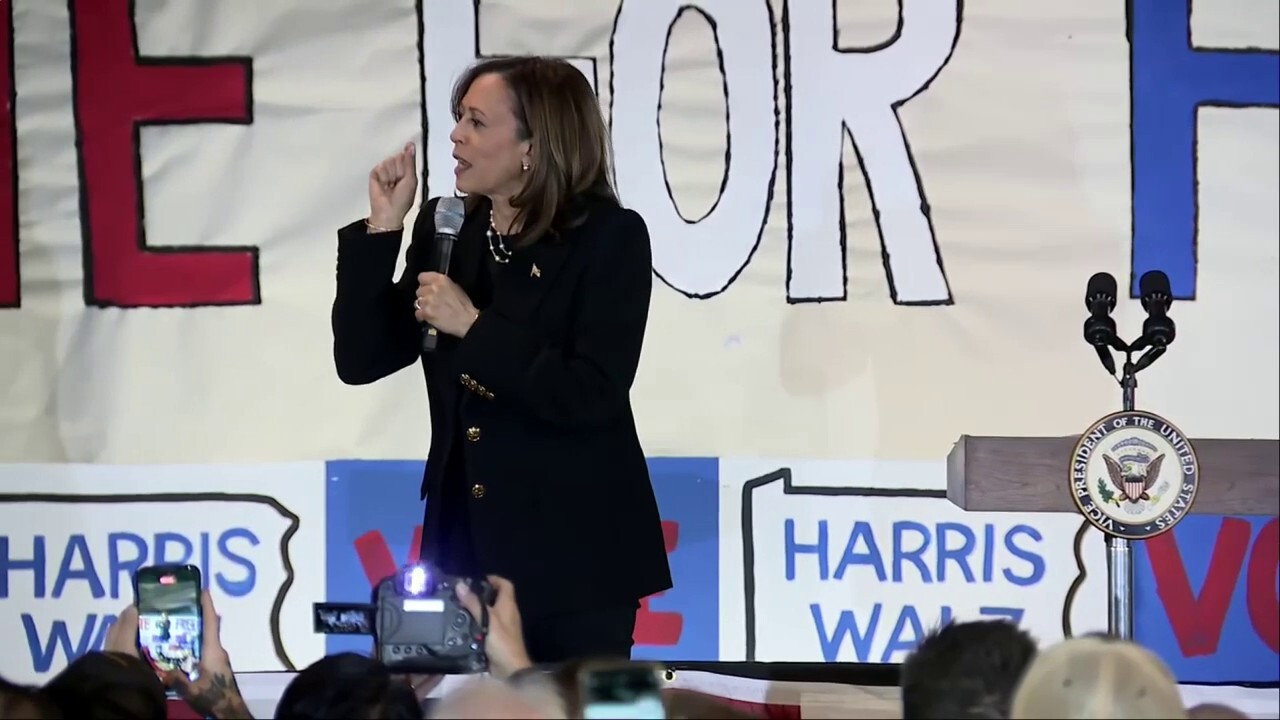 Harris leads 'let's get out the vote' chant