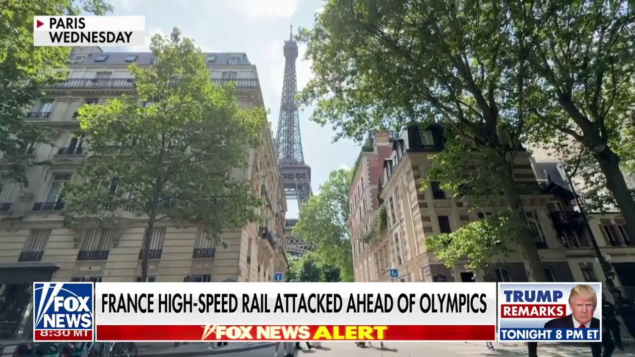Fox News’ Stephanie Bennett reports on several rail attacks in France and their impact on the Olympic Games.