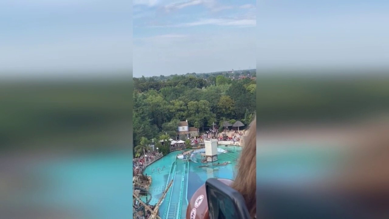 German amusement park ride stopped after collapse of nearby diving platform