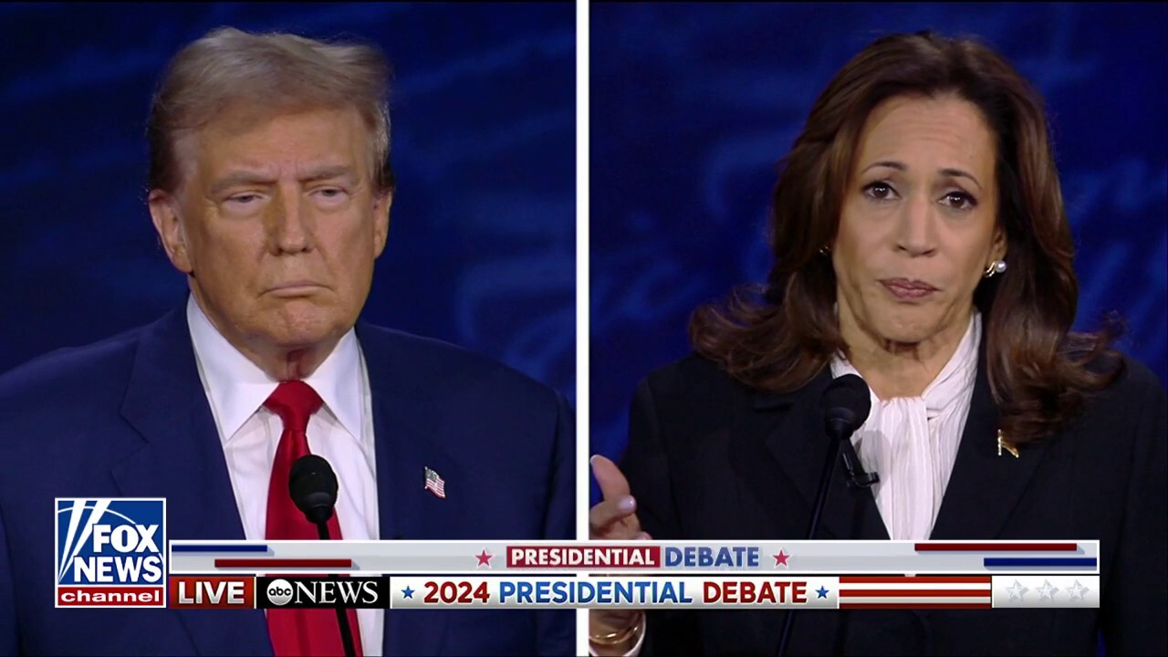 Vice President Kamala Harris outlines details of her economic plan during the ABC News Presidential Debate (Courtesy: ABC News).