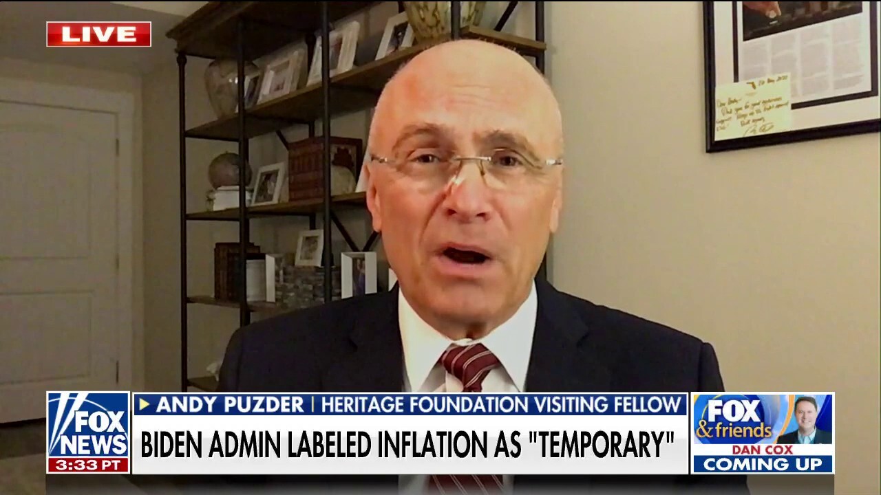 Puzder on inflation under Biden: 'They should admit that they lied to us'