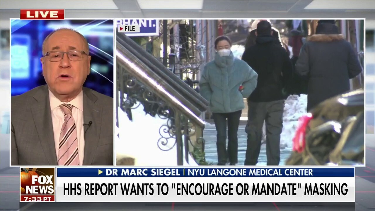 Dr. Marc Siegel rips HHS push for mask mandates to return: 'Public education is the key'