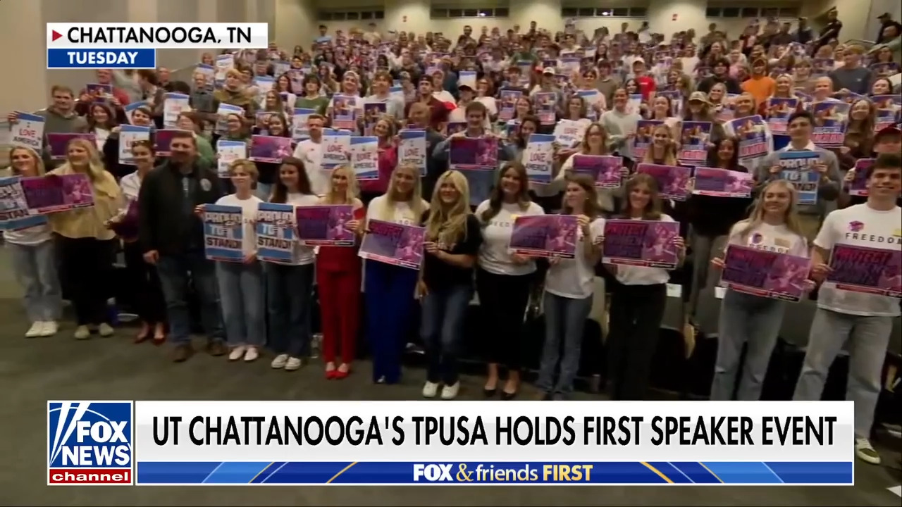 Riley Gaines speaks at first UT Chattanooga TPUSA chapter event