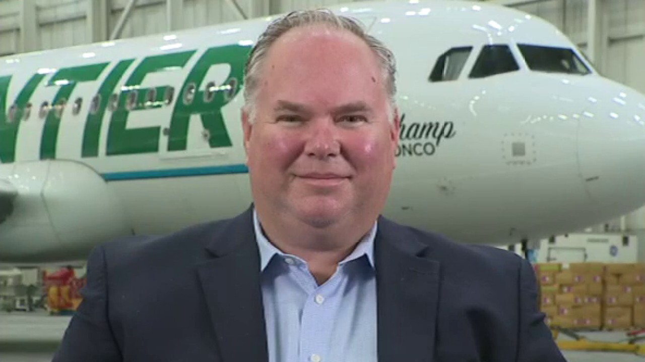 Frontier Airlines CEO Barry Biffle on social distancing on planes, safety procedures.