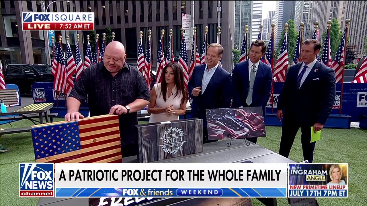 'Fox & Friends Weekend' previews Independence Day with a patriotic project for the family