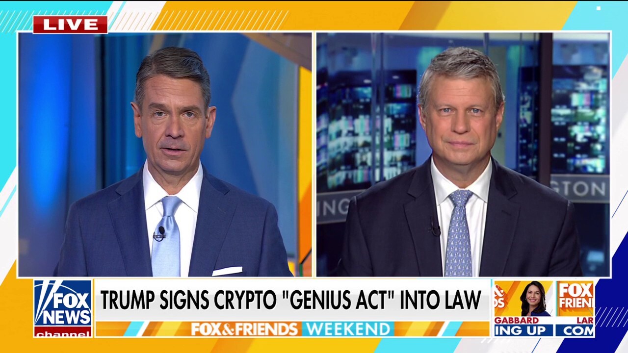 GOP lawmaker discusses Trump’s decision to sign landmark crypto bill, the Genius Act
