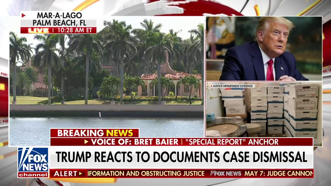 Trump reacts to classified docs case dismissal: 'I am thrilled'