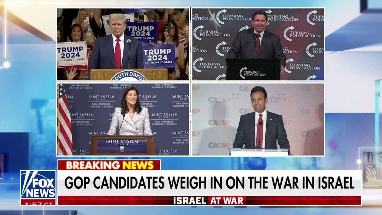 2024 GOP presidential candidates weigh in on Israel-Hamas war