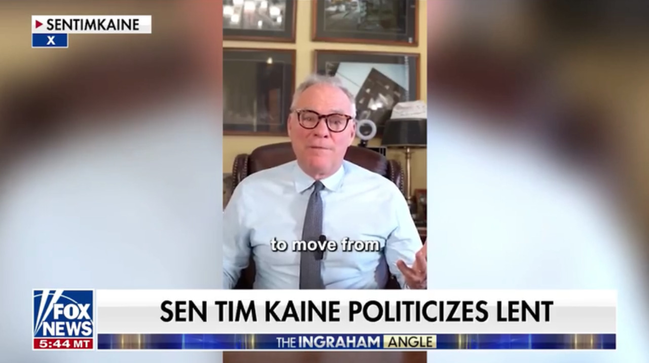 Fox News contributor Raymond Arroyo discusses Sen. Tim Kaine, D-Va., allegedly politicizing Lent, Mikaela Shiffrin's foul language after she won gold at the Olympics and more on ‘The Ingraham Angle.'