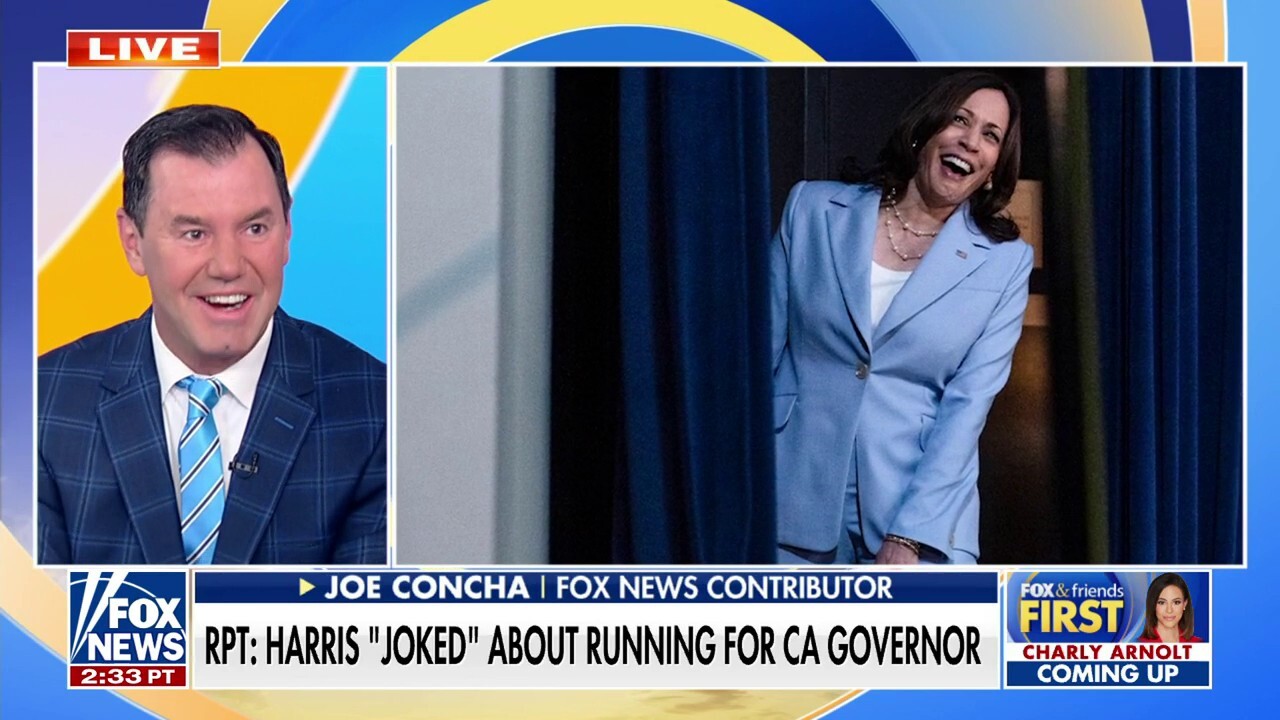VP Harris 'joked' about running for California gov. if she loses 2024 election: Report