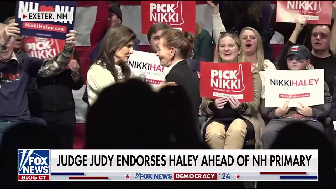 Judge Judy joins Nikki Haley at New Hampshire rally