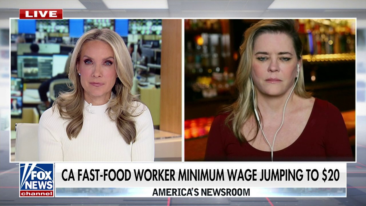 Los Angeles restaurant owner Angela Marsden joins 'America's Newsroom' to explain the direct impact of California's fast food minimum wage increase on small businesses, including layoffs and store closures.
