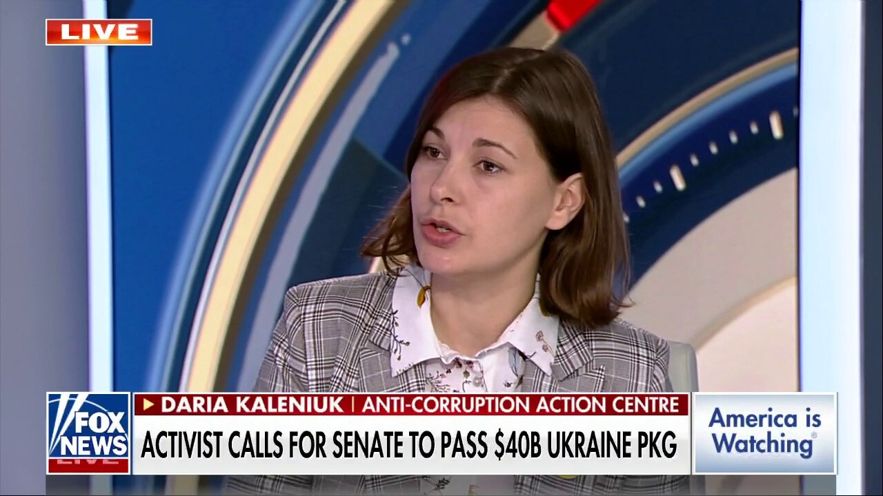 Ukrainian activist calls for Congress to pass $40 billion aid package