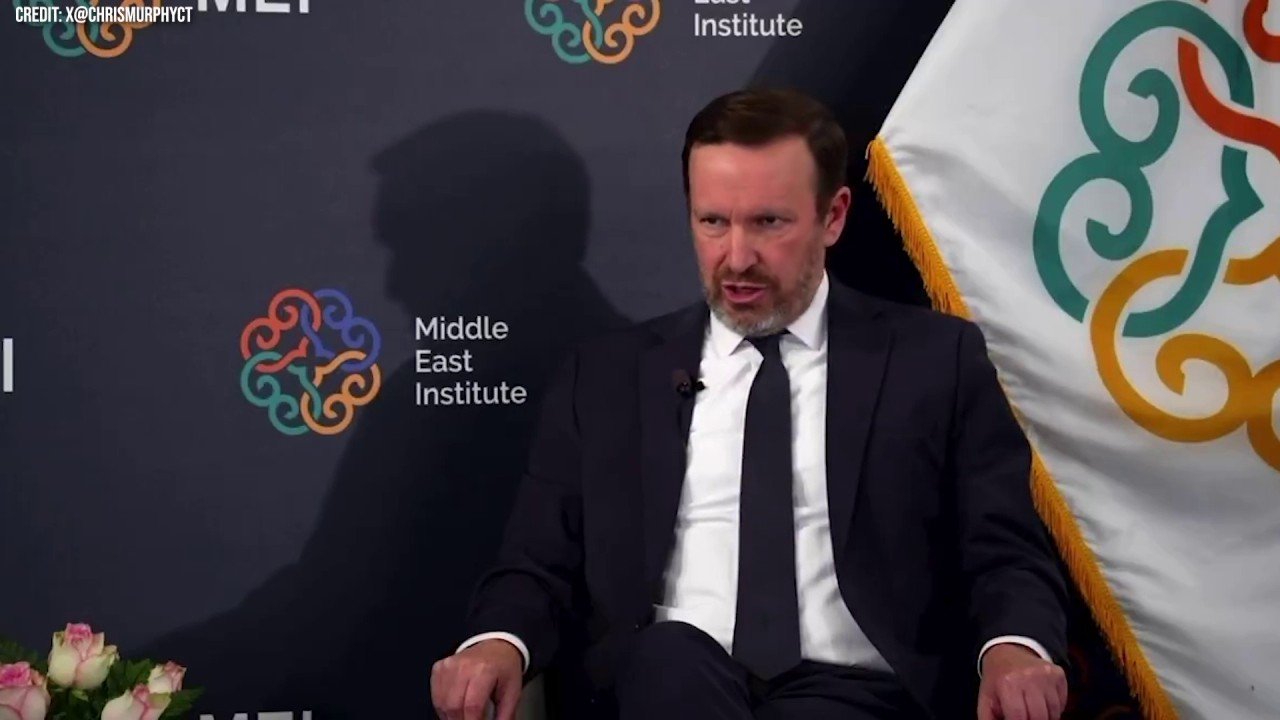 Sen. Chris Murphy tells Middle East Institute he and others briefed on Iran war plans