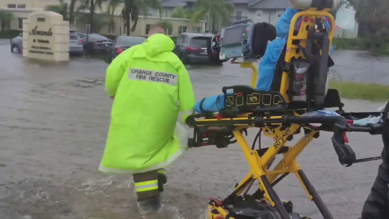 Florida senior living facility evacuated due to rising flood waters